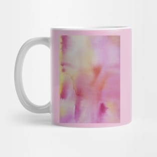 Pink and Yellow Watercolour Painting Mug